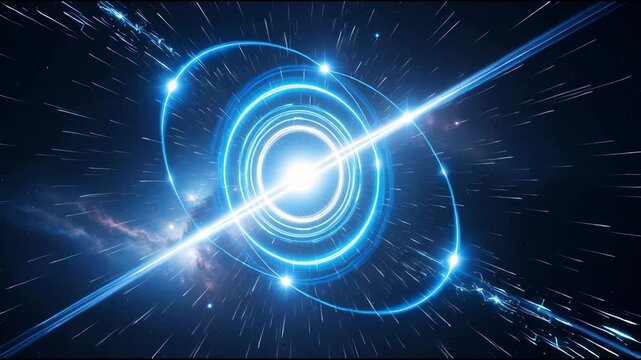 Creating a Visualization of Energetic Light Rings and Dynamic Motion