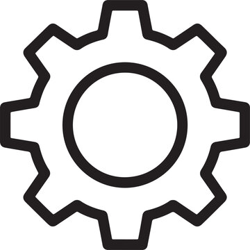 Gear icon for settings or configuration