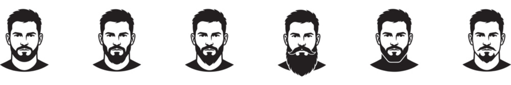 Men's Beard and Mustache Styles Collection