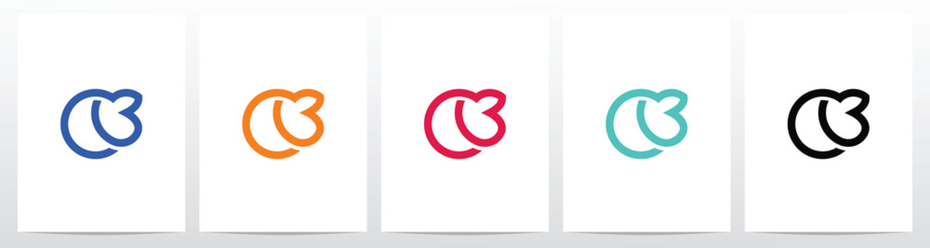 Initial CB Logo Design Vector Template