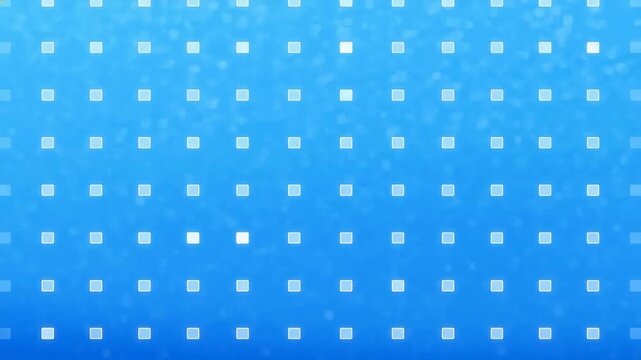 Blue gradient with white squares