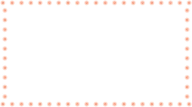 Pink Dotted Border Vector Frame for Minimalist Greeting Card and Invitation Design