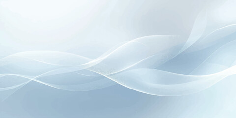 Obraz premium A smooth gradient design featuring abstract blue waves and flowing light curves creates a soft vector with a dynamic swirl pattern for a modern art wallpaper backdrop.