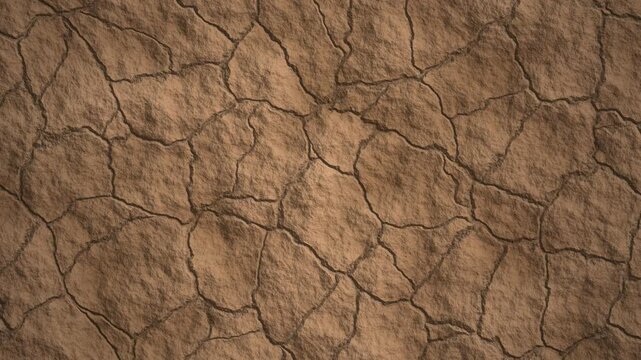 Drought Earth Cracks Breathing Seamless Loop 4K