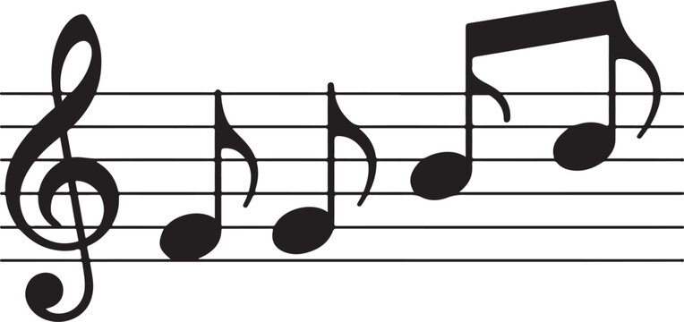 Musik, Musiknoten, Melodie