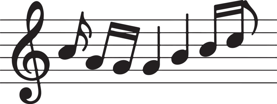 Musik, Musiknoten, Melodie