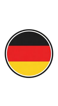Germany Flag Icon - National Symbol of Unity and Heritage.