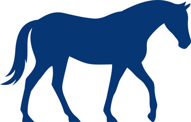 Obraz premium illustration of a blue horse