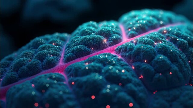 Vibrant close-up of leaf surface nature macro photography nighttime detailed textures