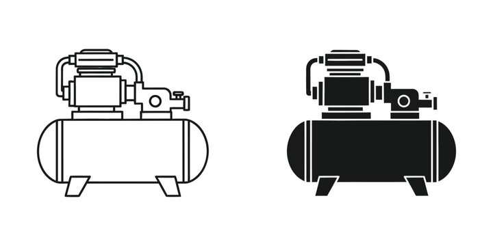 Comparison of an air compressor with and without paint filling