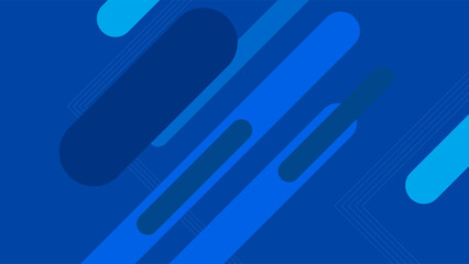 Fototapeta premium Modern Abstract Blue Background With Diagonal Minimalist Geometric Shapes Flat Colorful Design Vector. Good for Website Banners, Corporate Presentations, Branding, Posters, Social Media