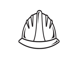 Fototapeta premium Firefighter hard hat safety helmet