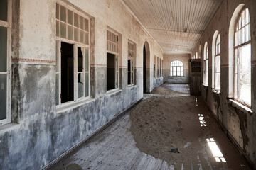 Schulflur, Kolmanskuppe, Lüderitz, Namibia © Martin Fiedler