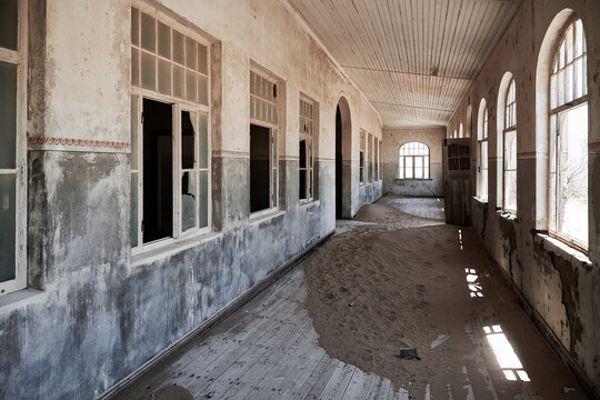 Schulflur, Kolmanskuppe, L&uuml;deritz, Namibia