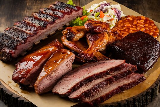 BBQ sampler platter