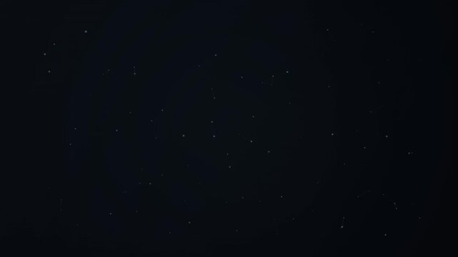 abstract blue background with particles moving 4k 60fps