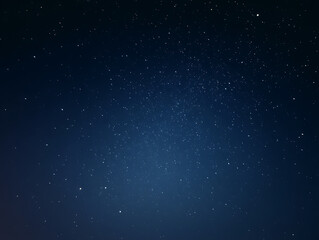 Fototapeta premium Starry Night Sky with Soft Blue Cosmic Glow on Dark Background for Space Themes