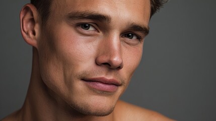Obraz premium Young handsome man looking confident and masculine