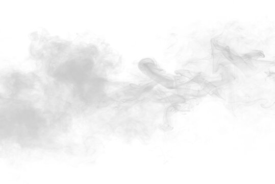 Elegant smoke effect with flowing motion and soft transparency, suitable for modern creative designs. vector
