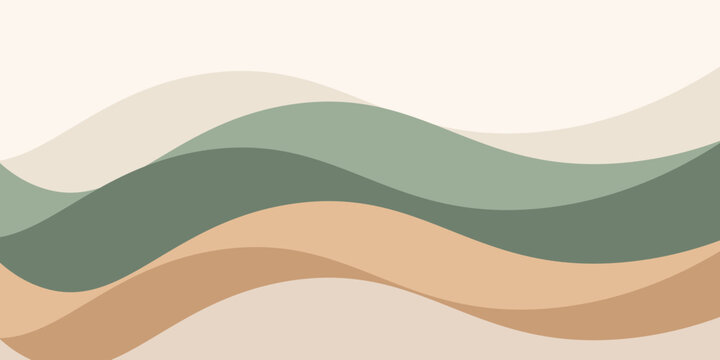 Abstract earthy color palette of green, beige, and brown. Suitable backgrounds and decorative art