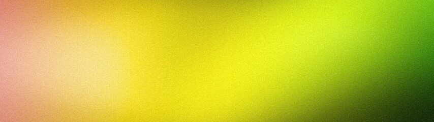 Fototapeta premium Vibrant grainy gradient background with bright yellow lime green and warm orange tones