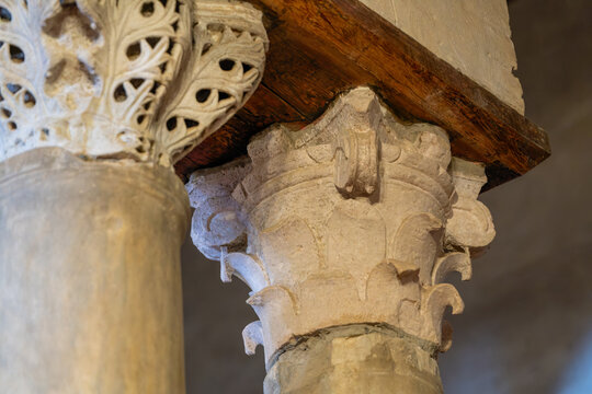 Architectural details of the Great Mosque of Kairouan in Tunisia &mdash; March 19, 2026.