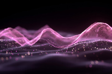 Visualizing data stream networking with digital particles