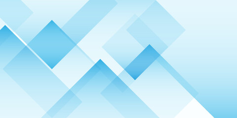 Obraz premium Blue soft polygon shapes in white background. Wallpaper concept trendy design. Digital frame technology. Vector illustration
