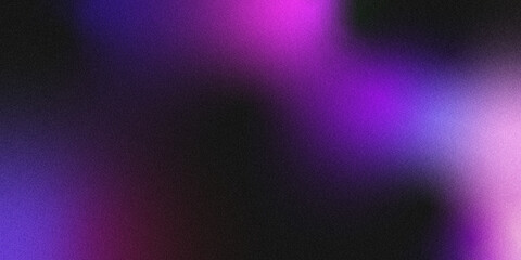Obraz premium A modern abstract background featuring a smooth purple-to-black gradient with fine-grained noise texture.