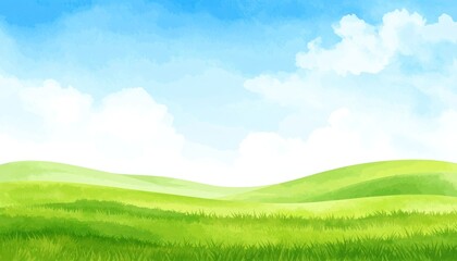 Obraz premium Vibrant hues of serenity and expansive landscapes