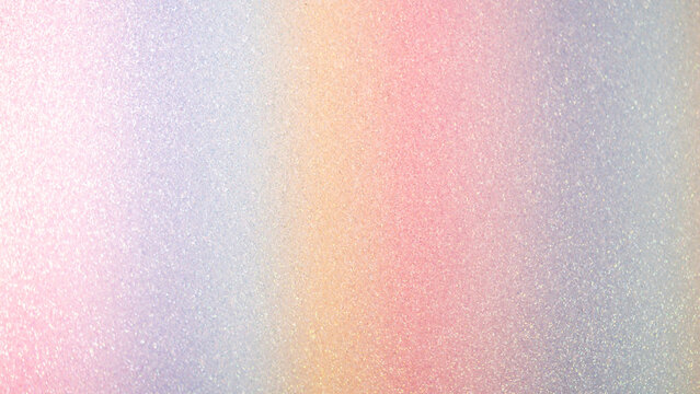 Abstract gradient glitter background with soft pastel colors blending in a smooth texture