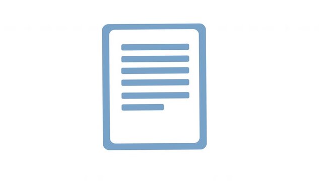 checklist board icon animation for business, office, and management concept clipboard with checkmark