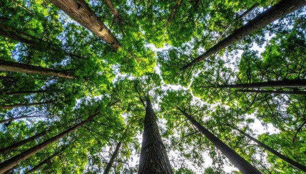 Vertical ascent into verdant heights