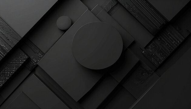 dark mode wallpaper with minimal geometric shapes