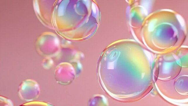 bubbles in the air