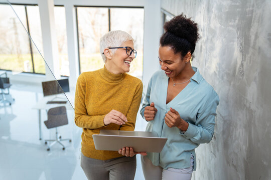 Happy software developers working on meeting, Programming advanced code artificial intelligence.