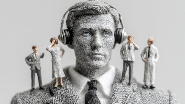 Impulse control concept with ADHD and behavioral psychology