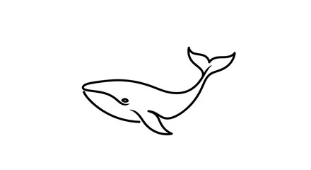 Whale Swimming in Ocean Water. © Dwi Prasetyo