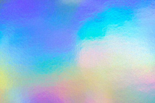 Holographic rainbow foil iridescent texture abstract hologram background