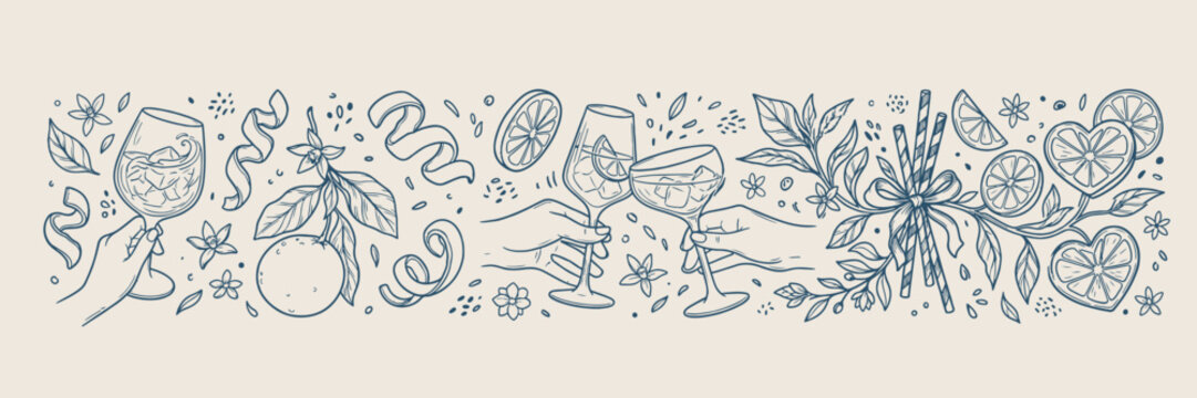 clinking wine glasses cheers, celebration toast line drawing, romantic date night sketch, friendship gathering party art, drinks social event graphic, wedding reception beverage icon, happy hour cockt