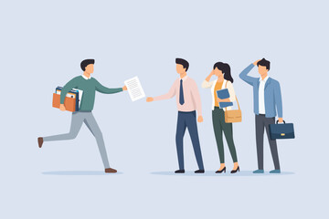 Obraz premium People and Business Work