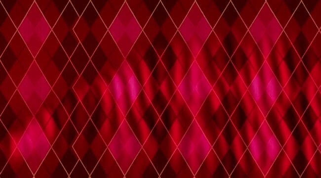 Intricate Diamond Pattern Abstract Background with Subtle Movement and Depth
