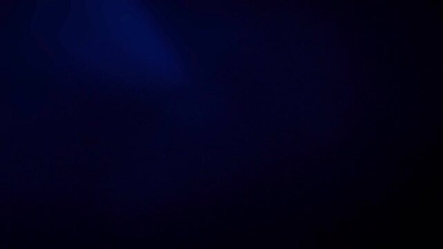 Deep Blue Cyan Light Leak Bokeh Overlay &ndash; Cinematic Soft Glow Transition Background Loop