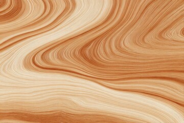 Obraz premium Close-up of organic, swirling patterns in shades of tan and brown, resembling wood grain