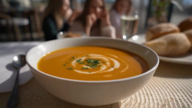 Schale K&uuml;rbissuppe 