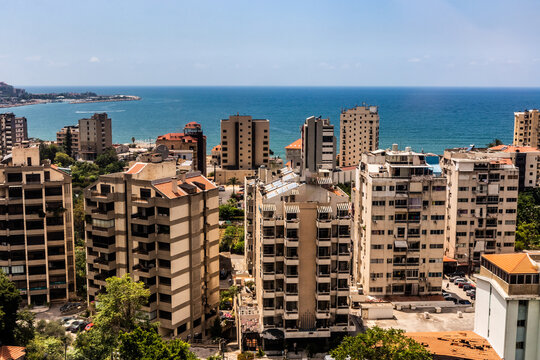 Buildings of Jounieh town, Lebanon