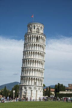 Leaning Tower of Pisa, Piazza del Duomo, Piazza dei Miracoli, Pisa, Tuscany, Italy