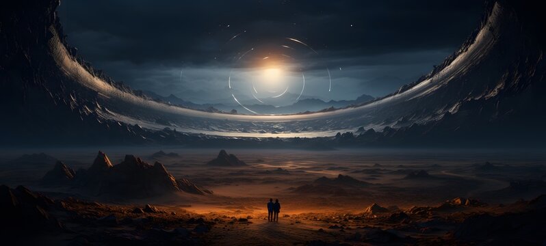 Astral vision desert meets cosmosAstral vision desert meets cosmos,generative AI