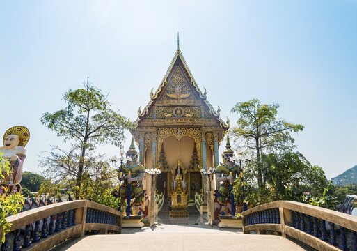 Wat Plai Laem Temple in Ban Bo Phut, Ko Samui, Thailand
