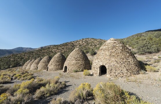 Brick ovens, Charcoal Kilns, Death Valley, Death Valley National Park, California, USA